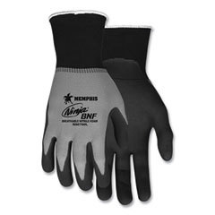 General Purpose Work Gloves: Small, Nitrile Coated, Nylon & Spandex